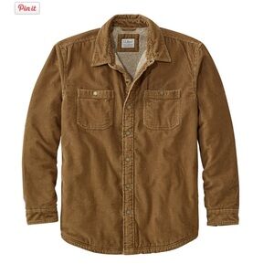 Men's LLBean Tan Corduroy Jacket
